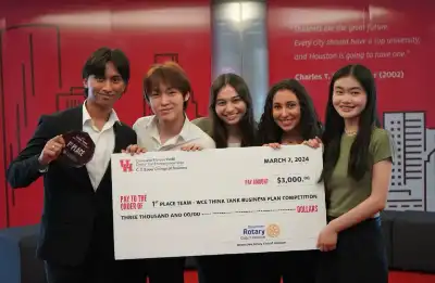 image of winners of W C E Think Tank Business Plan Competition